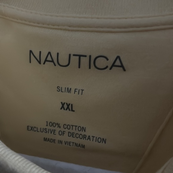 Nautica Men’s Yellow Button up polo - Picture 3 of 3